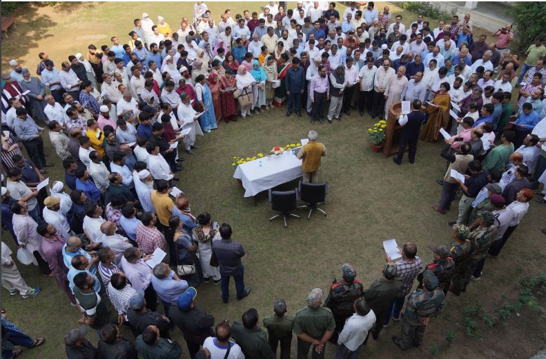 JMI celebrates Rashtriya Ekta Diwas, Vice Chancellor administers Unity Pledge to employees